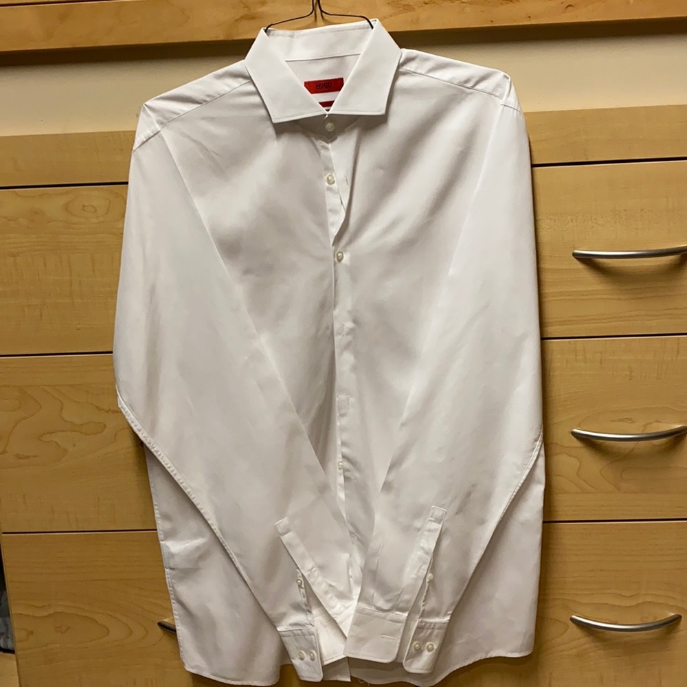 Hugo Boss Sharp Fit Dress Shirt Size 17